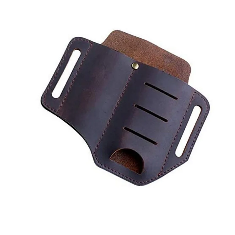 

Multifunction Belt New Leather Sheath Pocket Portable Muti-tool Storage Bag for Hunting Camping