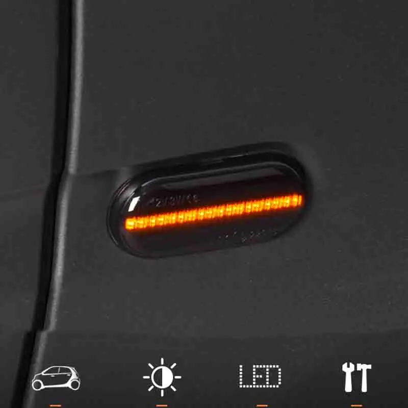 Для Opel MOVANO VIVARO Nissan INTERSTAR PRIMASTAR KUBISTAR Smart FORTWO светодиодный динамический боковой габаритный светильник указателя поворота для Renault