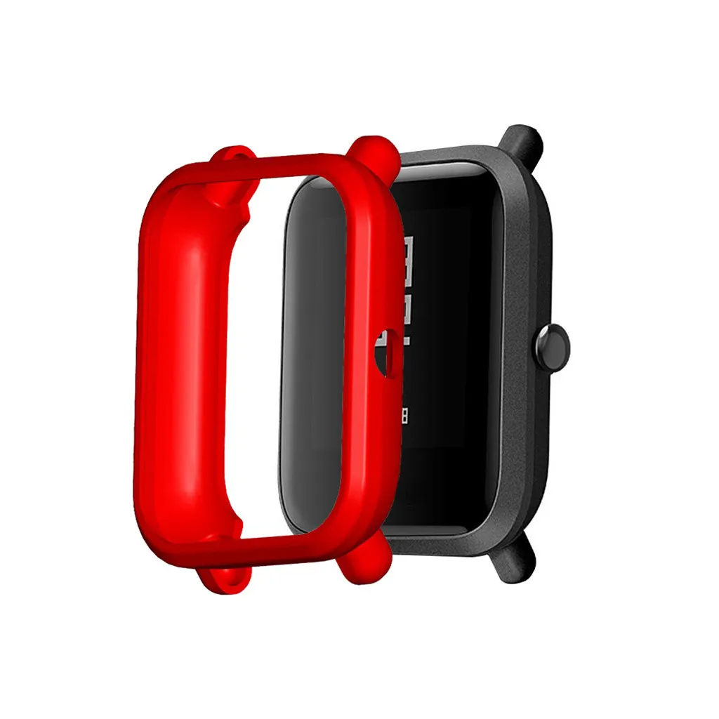 ТПУ Рамка Бампер чехол оболочка протектор для Xiaomi Huami Amazfit GTS Watch