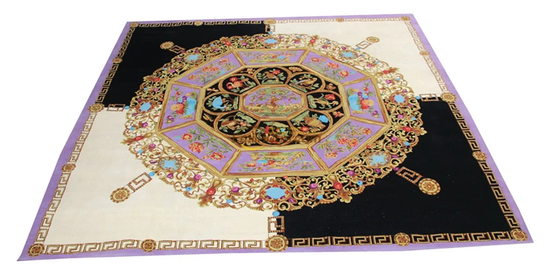 Beste Tapijt Wol Mooie Geborduurde Runner Wol Slaapkamer Tapijt Rechthoek Tapijt Tribal Stijl Natuurlijke Schapenwol