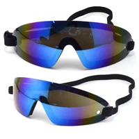 processing windproof foam sports glasses with blue color reflective film