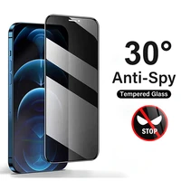 9d anti spy tempered glass for iphone 11 12 x xr xs pro max screen protector for iphone 8 7 6 s plus se 2020 privacy glas film