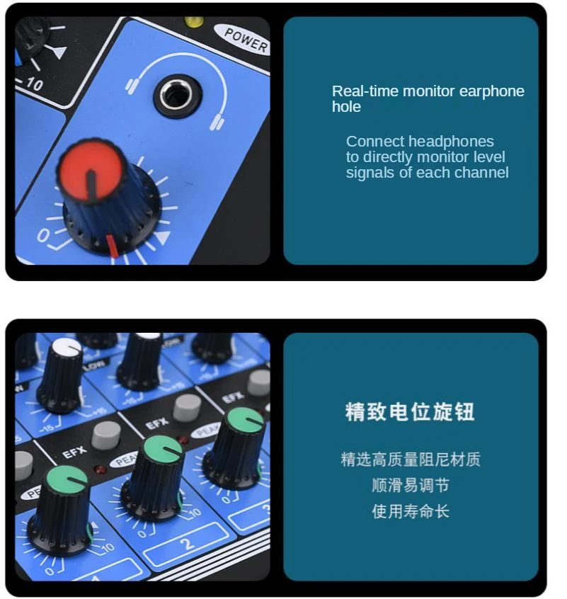 Профессиональный звуковой микшер 8-канальный видеорегистратор для смешивания