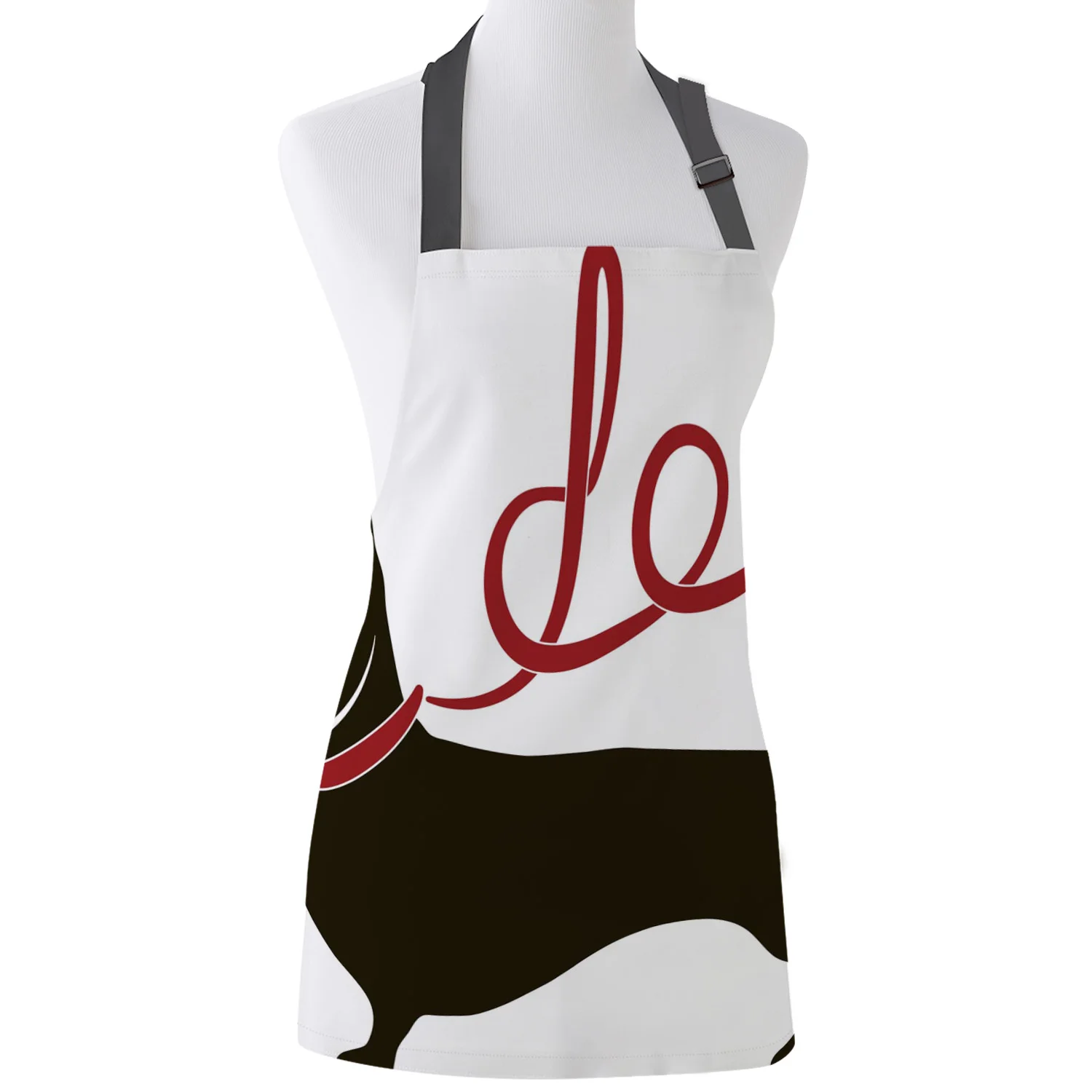 

Dachshund Dog Cartoon Print Apron Print Unisex Kitchen Bib with Adjustable Neck for Cooking Gardening