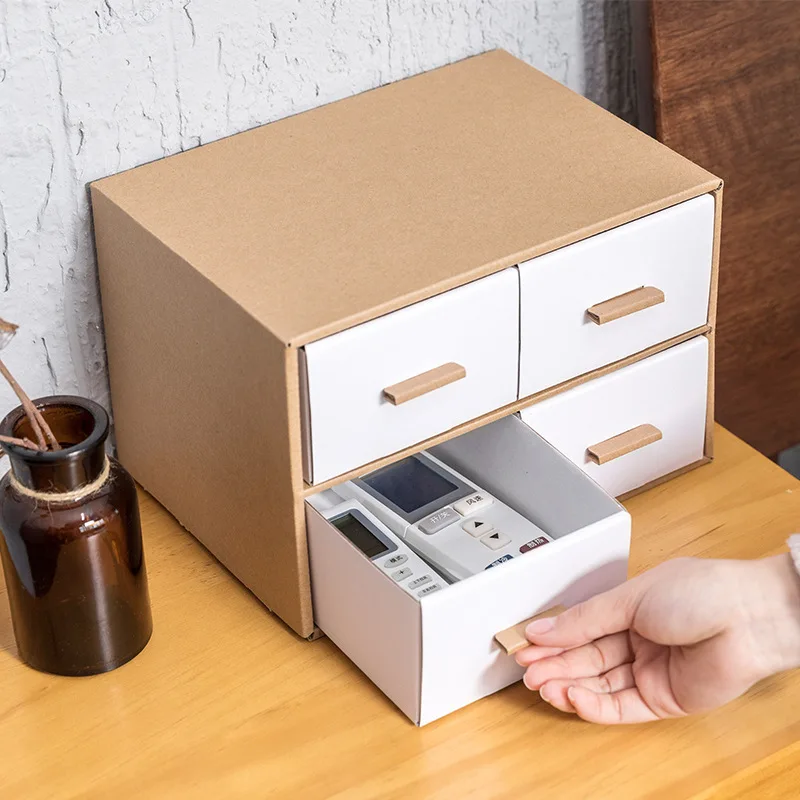 Многофункциональный настольный многоуровневый ящик для хранения бумажная