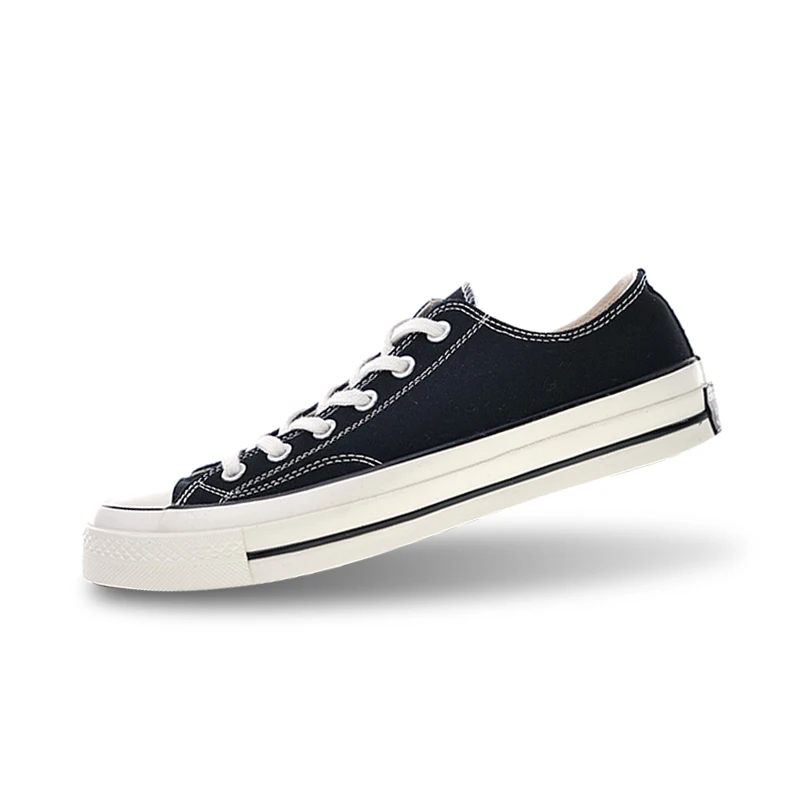 Converse All Star 1970S Classic Canvas Low Top Skateboarding Shoes for Men and Women Unisex Anti-Slippery 162054C Black 35-44 | Спорт и