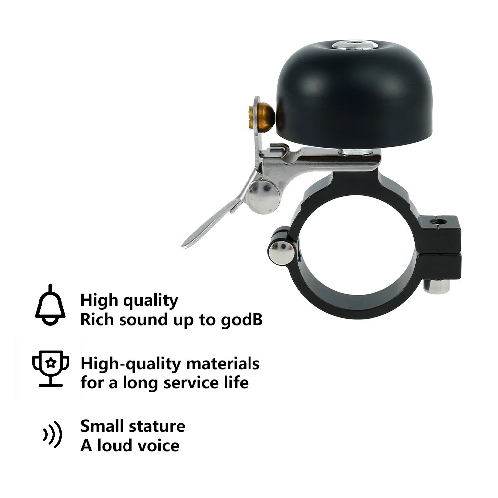 Звонок велосипедный в стиле ретро звуковой сигнал на руль велосипеда безопасный