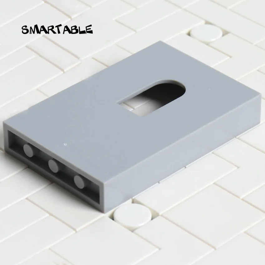 Настенная панель Smartable 1x4x5 с окном, строительные блоки, детали MOC, игрушка «сделай сам» для городской стены, совместимая с крупным брендом 60808, 8 шт./лот Настенная панель Smartable 1x4x5 с окном, строительные блоки, детали MOC, игрушка «сделай сам» для городской стены, совместимая с крупным брендом 60808, 8 шт./лот