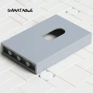 Настенная панель Smartable 1x4x5 с окном, строительные блоки, детали MOC, игрушка сделай сам для городской стены, совместимая с крупным брендом 60808, 8 шт.лот