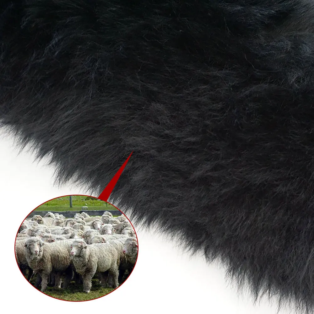 AUTOROWN Накидки на сиденья автомобиля Универсальный размер Меховые накидки из 100%