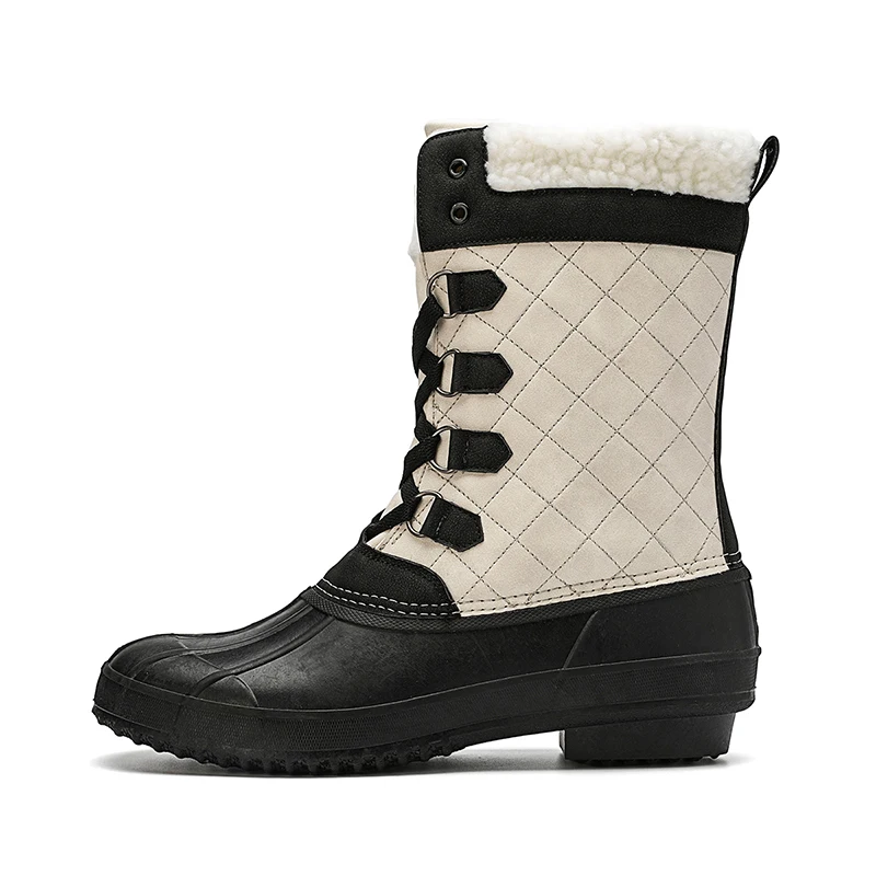 

Snow boots women's new winter plus velvet thick thick-soled cotton shoes waterproof and sand-proof all-match