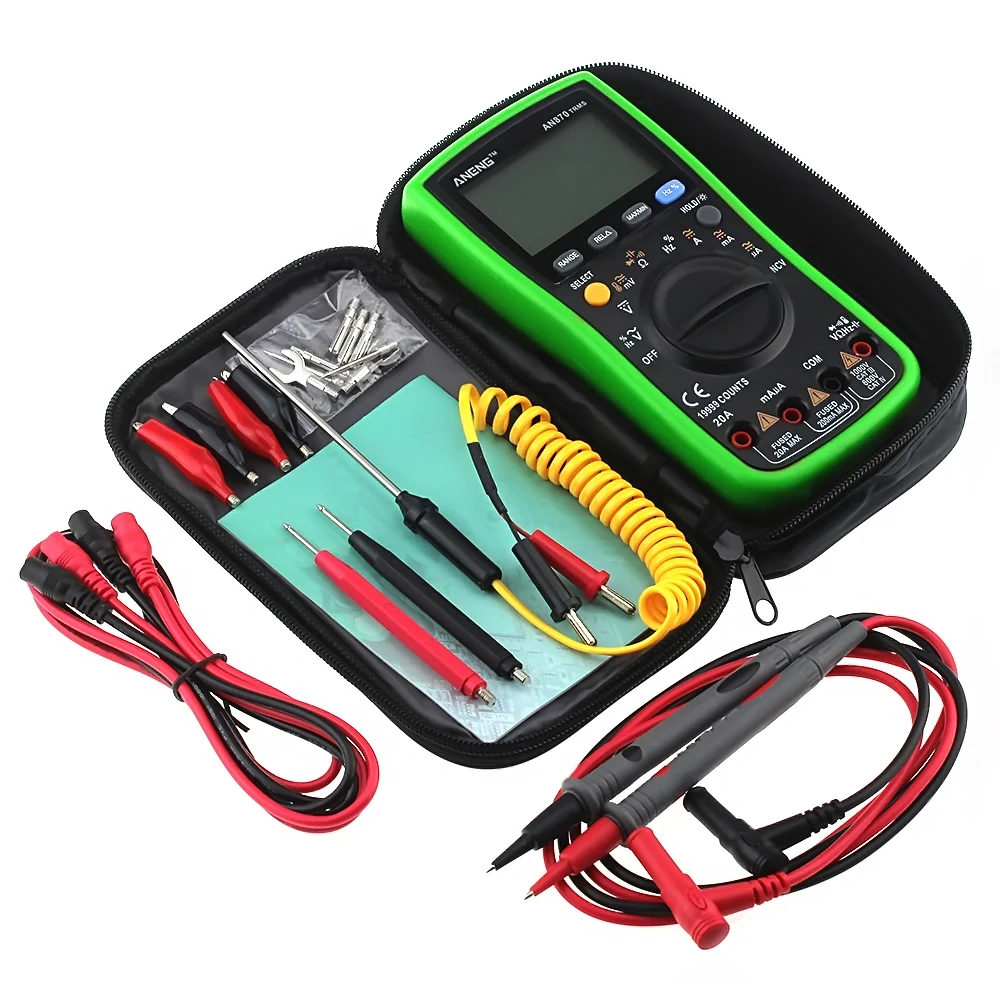 Цифровой мультиметр AN870 автоматический мультитестер с разрешением 19999 отсчетов