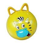 45 см ПВХ детские надувные прыгающие мячи с ручкой Мультфильм Спорт на открытом воздухе прыгающие игрушки пляжный бассейн для детей