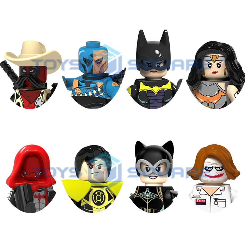 Конструктор Дэдпул смертельный чудо-красный капюшон желтая кошка Клоун Девушка