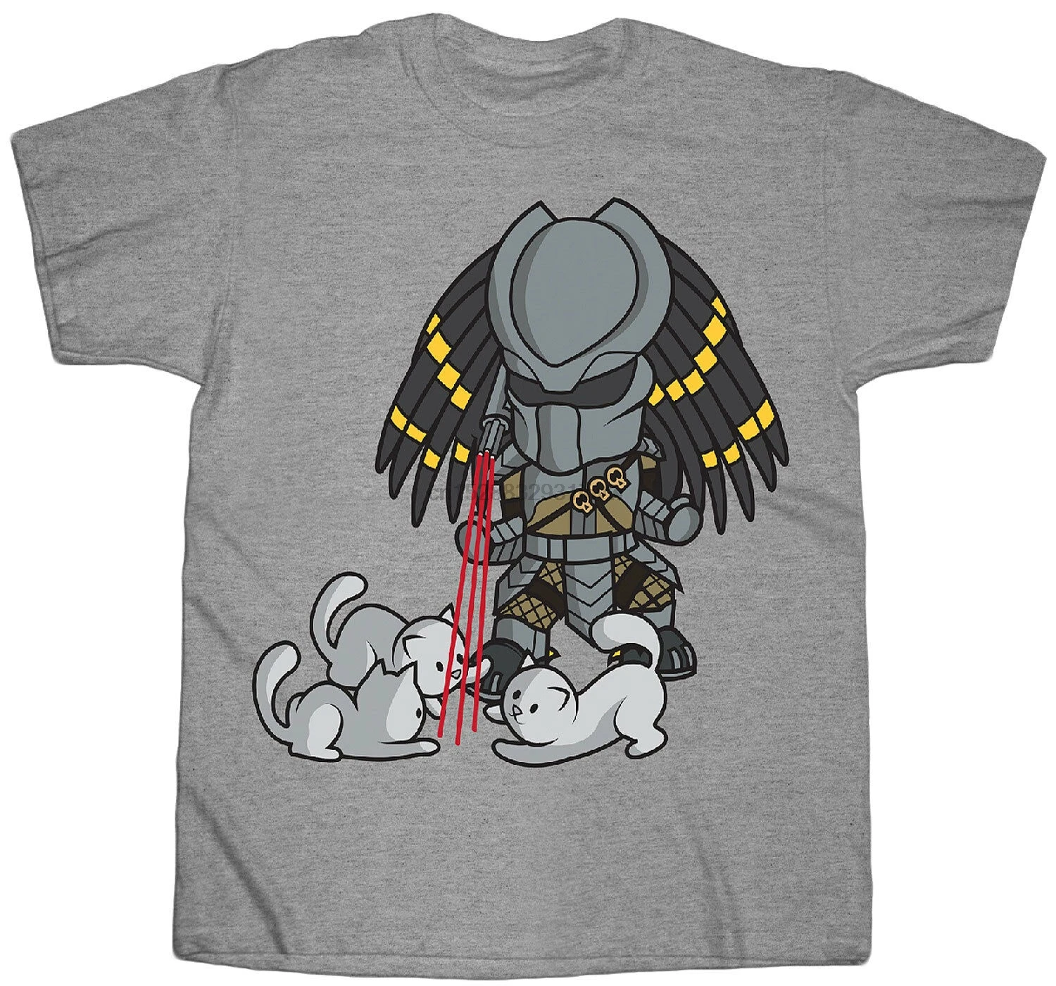 

Predator Cat Laser Sight Adult T-Shirt - Science fiction film Thriller action