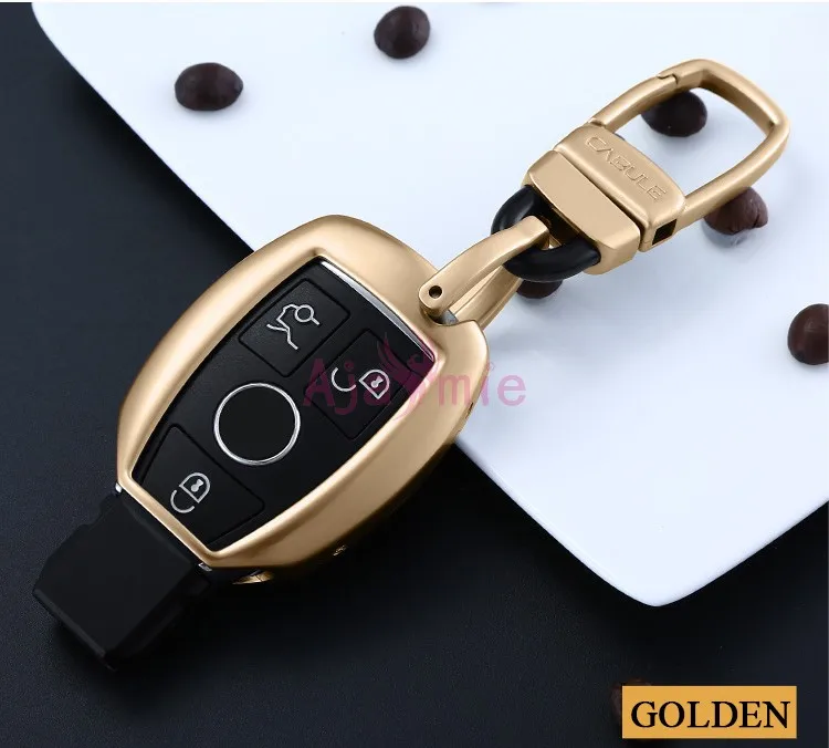 For Mercedes Benz CLA GLA GLK AMG GLC C C200 B200 S E Class W213 Key Chain Case Ring Aluminium Alloy Car Accessories | Автомобили и