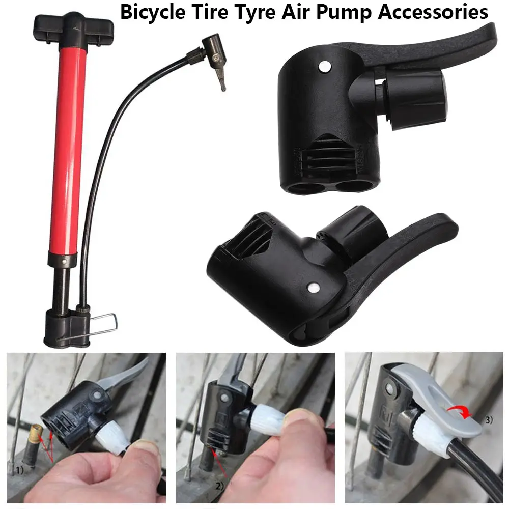 Воздушный насос для шин велосипеда многофункциональная насадка с зажимами и