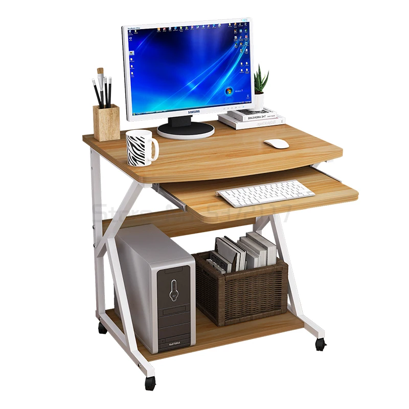 

Стол компьютерный для дома, простой многофункциональный мини-стол для спальни, подвижный письменный стол