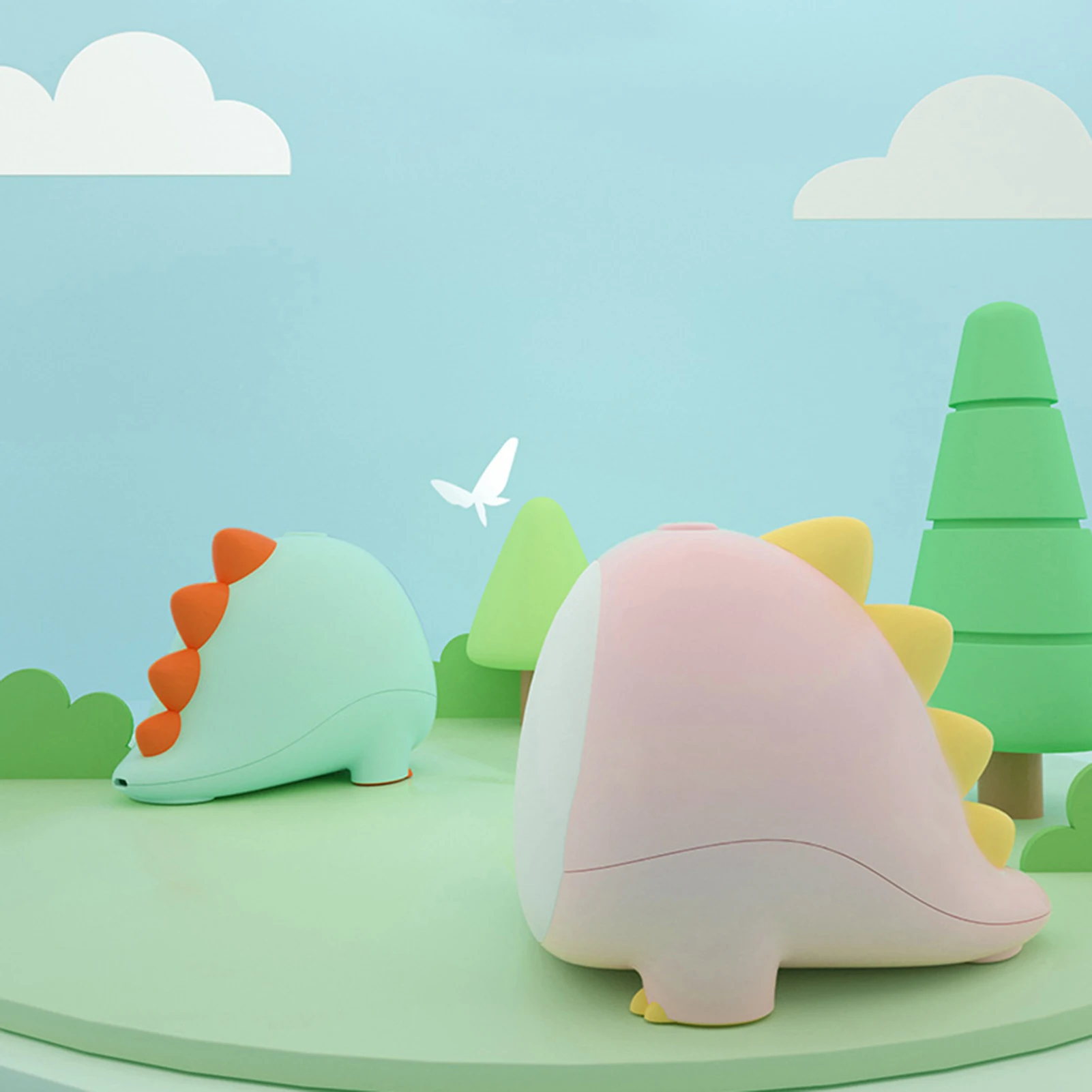 

Dimmable Cartoon Dinosaur USB Charge Children Bedroom Table LED Light Kid Lamp Nordic Table Lamp Bedside Lamp for Bedroom Kids