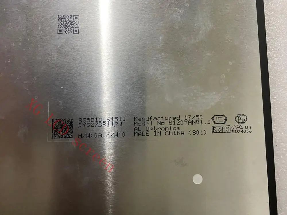 Оригинальный 12-дюймовый IPS LCD B120YAN01.0 2880*1920 подходит для Lenovo MIIX720-12IKB внутренний