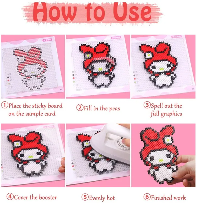 

2000pcs 5mm fuse /Hama Beads 3d Puzzle Toys Kids mixcolor random Education kids DIY Toys Christmas gifts