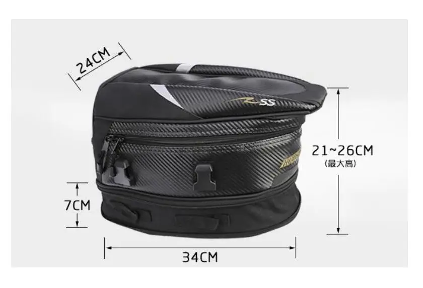 Новинка сумка для заднего сиденья мотоцикла RR9014/сумка автомобиля/сумка/дождевик