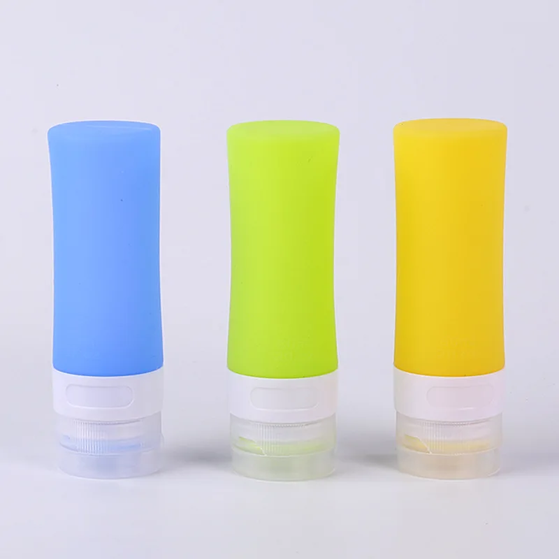 

Cylindrical Silica Gel Packaging Bottle Portable Wash Set Sub-Bottle Travel Set Cosmetic Lotion Bottle