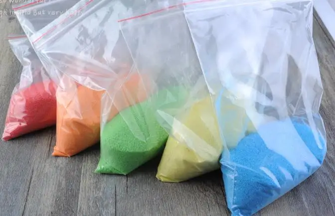 

500g Colored sand DIY handmade building model material micro landscape colored sand small stones fine sand