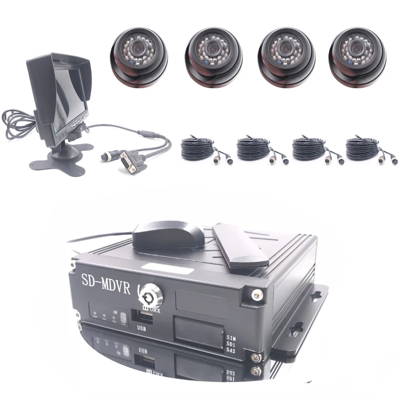 3G / 4G GPS удаленный мониторинг позиционирования автобус костюм mdvr - Цена: 19 590,13 руб.