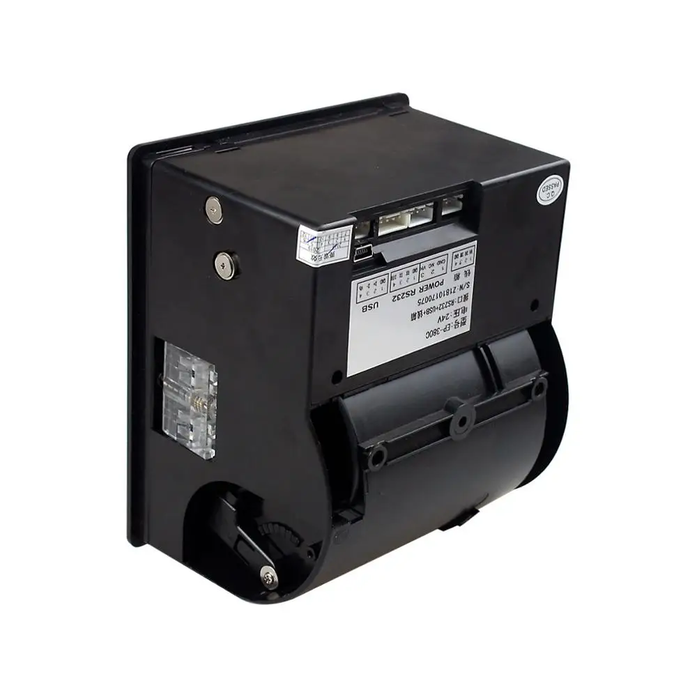 CASHINO 3 дюйма RS232/TTL/USB Панель штрих кода термопринтер с автоматическим резаком и EP