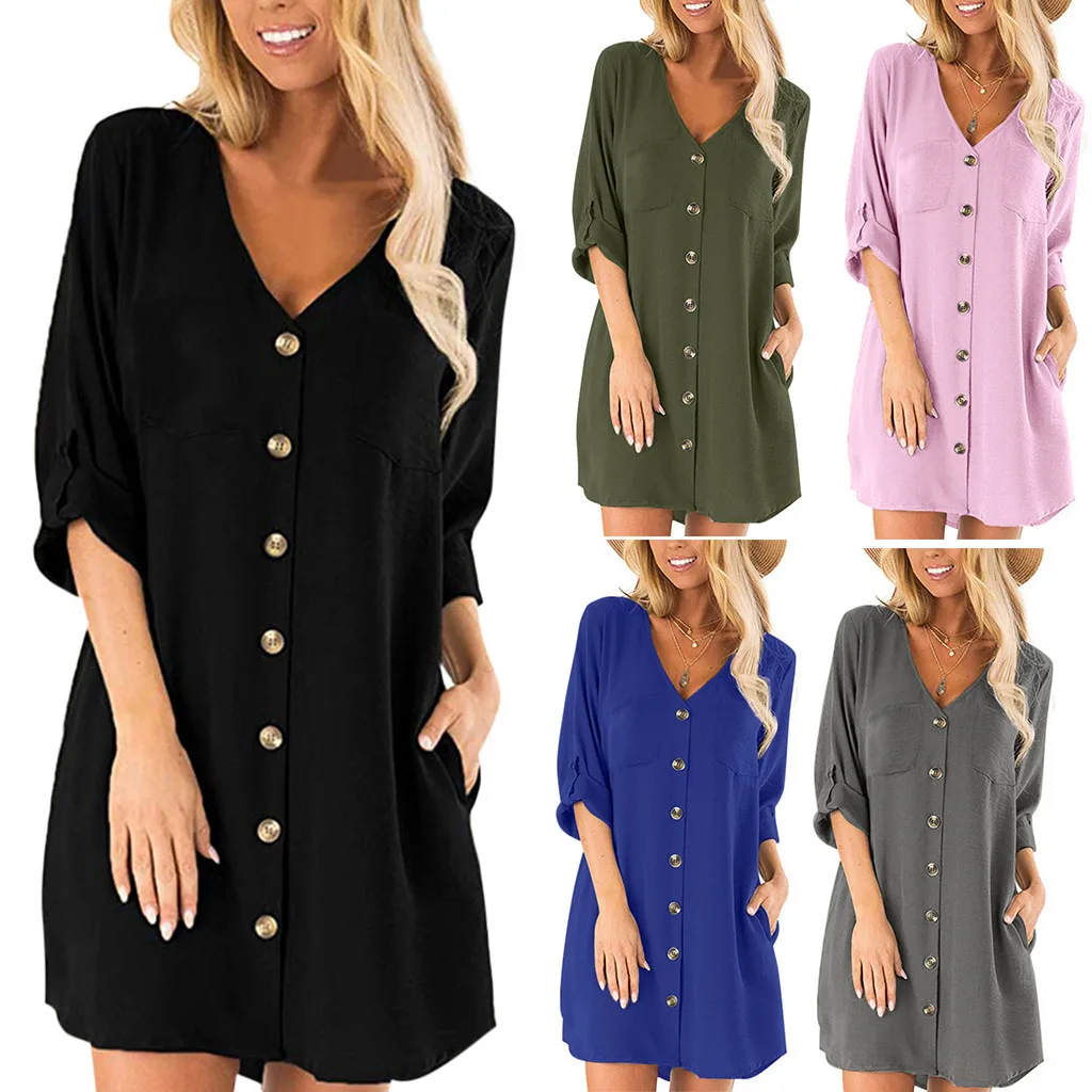 Новинка весны 2020 модное однотонное короткое платье женское хлопковое льняное