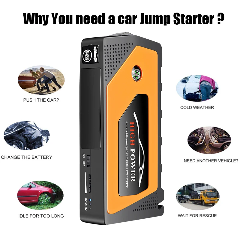 Автомобильное пусковое устройство внешний аккумулятор 69800 мАч 12 В а