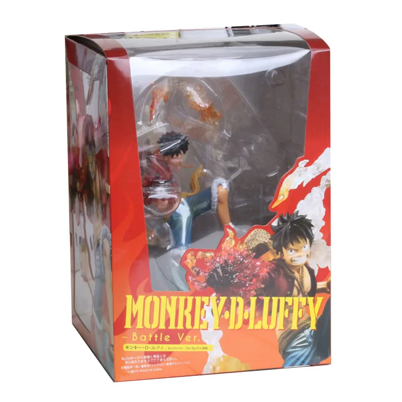 6035 18cm Luffy box Аниме одна фигурка Шанкс фигурка Санджи Сабо Боа Хэнкок Трафальгар Ло одна деталь Марко Битва вер. ПВХ модель рождественские подарки - Цвет: 6035 18cm Luffy box