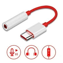 High Quality USB Type C To 3.5mm Earphone Jack Adapter Aux Audio For One Plus 7 Usb-c Music Converte