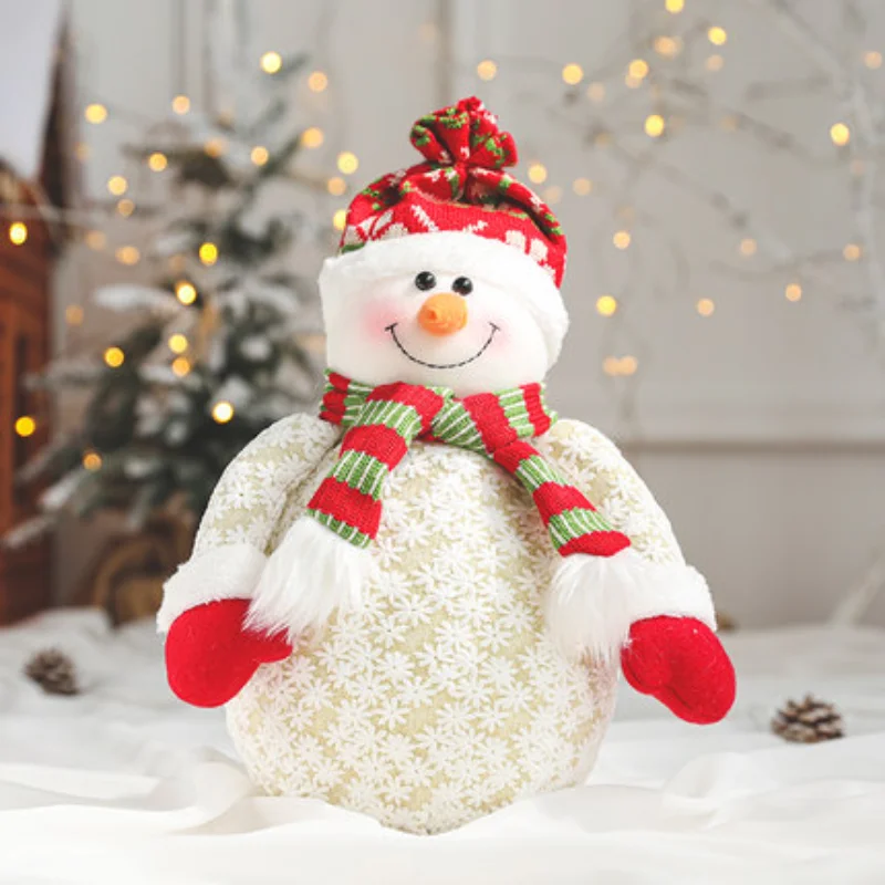 

Santa Claus Snowman Doll Merry Christmas Decorations for Home Cristmas Ornaments Kids Gift Noel Natal Navidad 2022 New Year