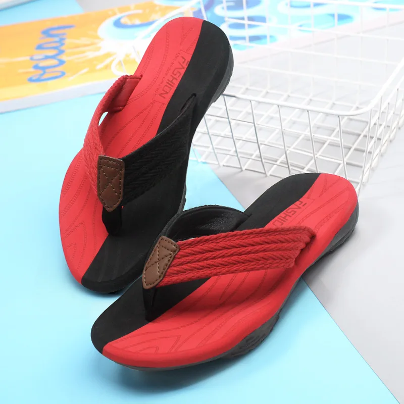 2021 Summer Men And Women Flip Flops Fashion Trend Beach Slippers Soft Slippers Non-Slip Summer Shoes Wear-Resistant Comfortable