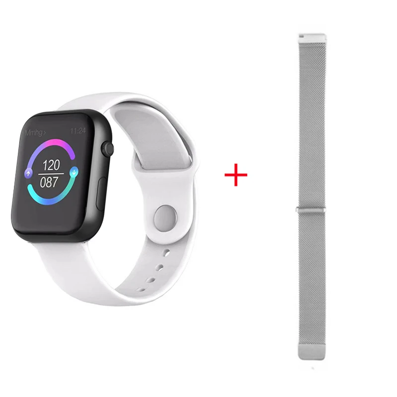 add 4 SX16 Смарт-часы для мужчин для Apple Watch для женщин водонепроницаемый сердечный ритм кровяное давление фитнес-трекер PK B57 P70 T80 умный Браслет - Цвет: add 4