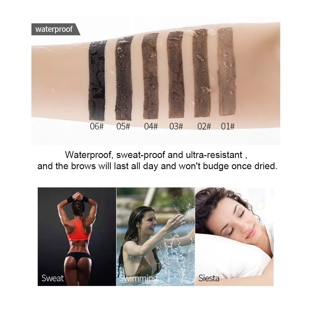 HANDAIYAN Makeup Cosmetics Eyebrow Gel Stereoscopic Cream Long Lasting Sweat-resistant Waterproof 10ml | Красота и здоровье