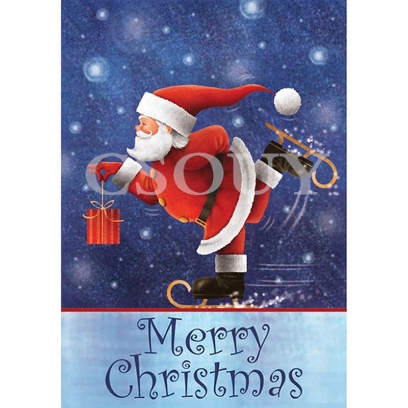 

Diy Diamond Painting Cross Stitch Santa Claus Gifts Kits Full Square Round Diamond Embroidery Decor Mosaic Needlwork Rhinestones