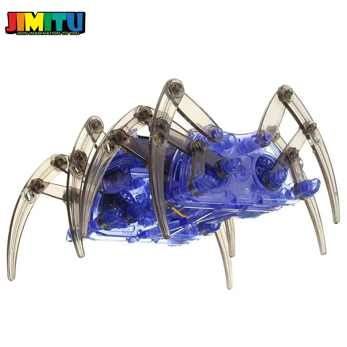 JIMITU DIY собрать умный электрический робот паук игрушка образовательный набор