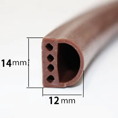 6 м/лот E/D/I Тип силиконовые уплотнители полосы для двери/окна звукоизоляционные