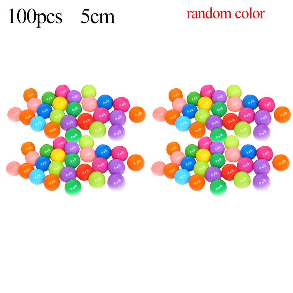 5cm 100pcs 50/100 шт ПВХ мгновенной проявки Macaroon океан шариков для маленьких детей Красочные бассейн море мяч игрушка для активного отдыха комплект детской спортивной плавательный бассейн игры игрушка в подарок - Цвет: 5cm 100pcs