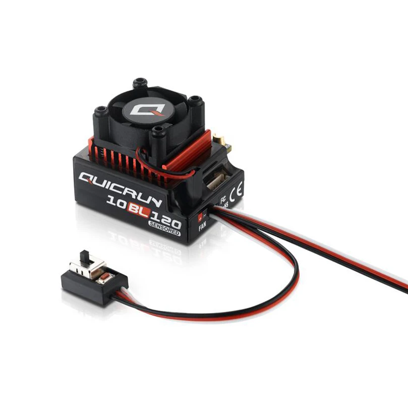 Hobbywing QUICRUN 10BL120 сенсорный 120A/10BL60 бесщеточный ESC Регулятор скорости для 1/10 1/12 RC