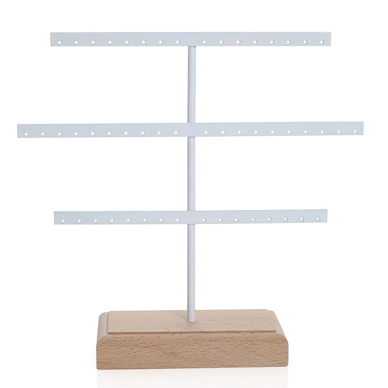 

Fashion 52 Hook Earring Jewelry Organizer Earring Organizer Hanging Holder Necklace Display Stand Box Holder Rack Jewelry Hanger