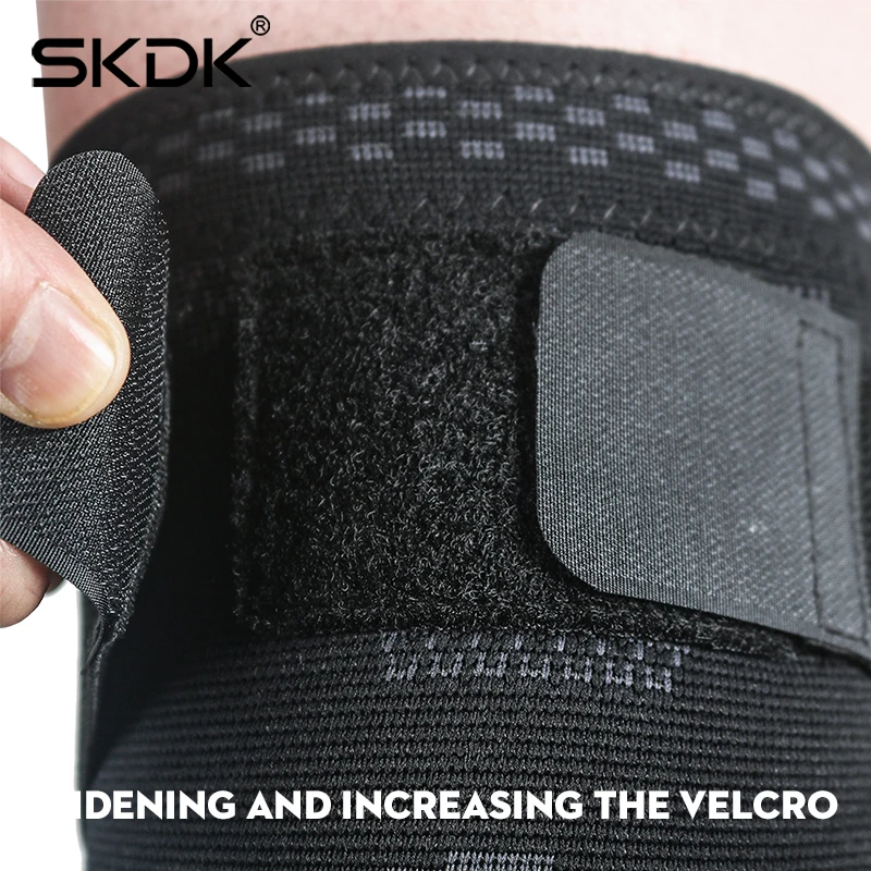 SKDK 1 шт нейлон коленного бандажа Поддержка Компрессионные гольфы с ремешок