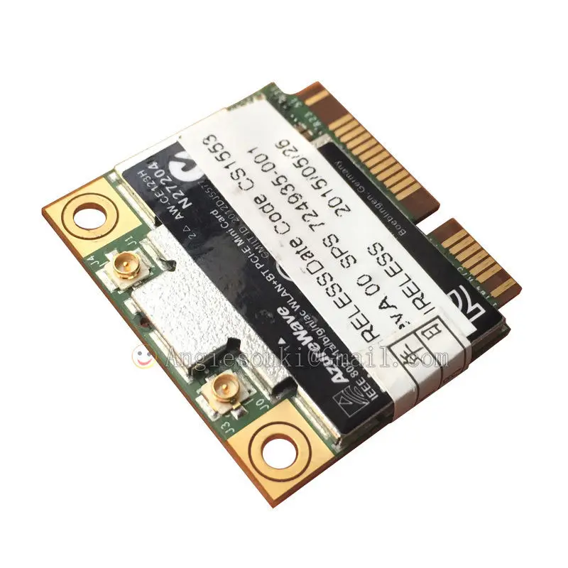 BCM94352HMB 94352 BCM4352 DUAL BAND WiFi Card for HP Broadcom+ Bluetooth 4.0 867 Mbps Mini PCI-E 802.11ac SPS 724935-001 725 755 |