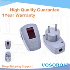 1 шт. Schuko немецкий тип F переключаемый разъем питания 250 в 10 ампер с переключатель со светодиодным индикатором, лидер продаж