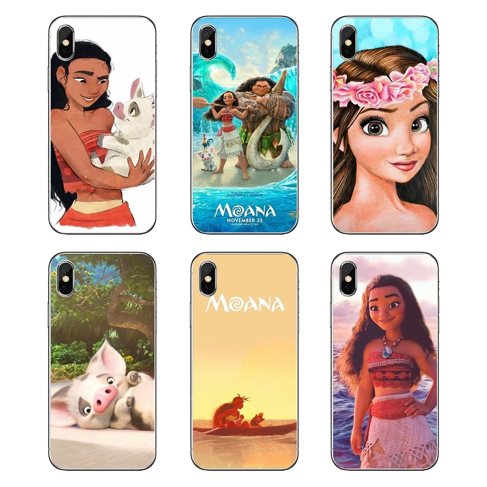 Прозрачные мягкие чехлы для samsung Galaxy A5 A6 A7 A8 A9 J4 J5 J7 J8 2017 2018 Plus Prime Waialik Moana Princess |