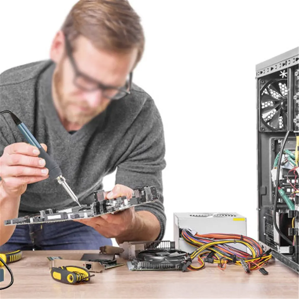 ЖК Цифровая паяльная станция с термостатом/Паяльные станции SD2 60 Вт контроль