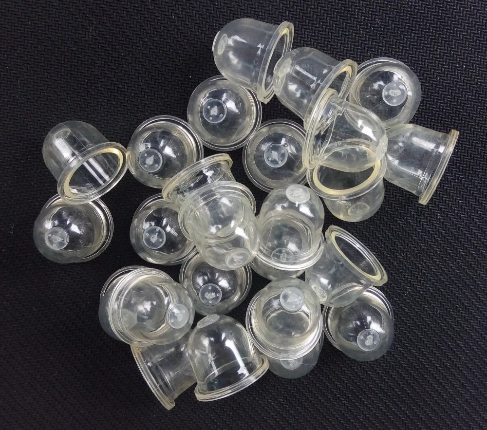 100 шт белый прозрачный топливный насос карбюратор нефтяной пузырь сжимной